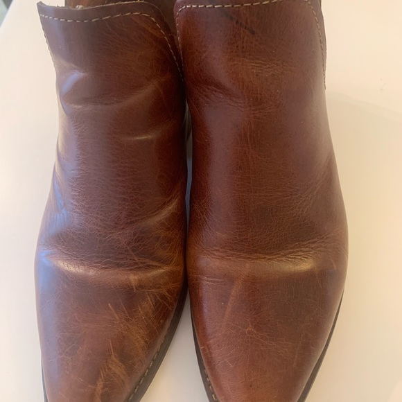 Steve Madden Brown Leather Ankle Boots - Picture 2 of 4